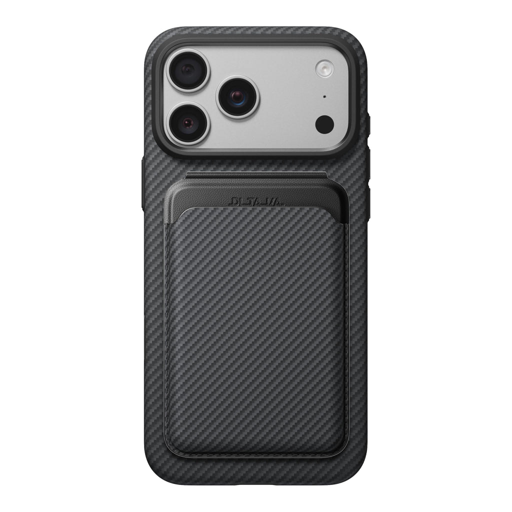 Magnetic Woven Wallet Case with Stand for iPhone 18 Pro 6.3"