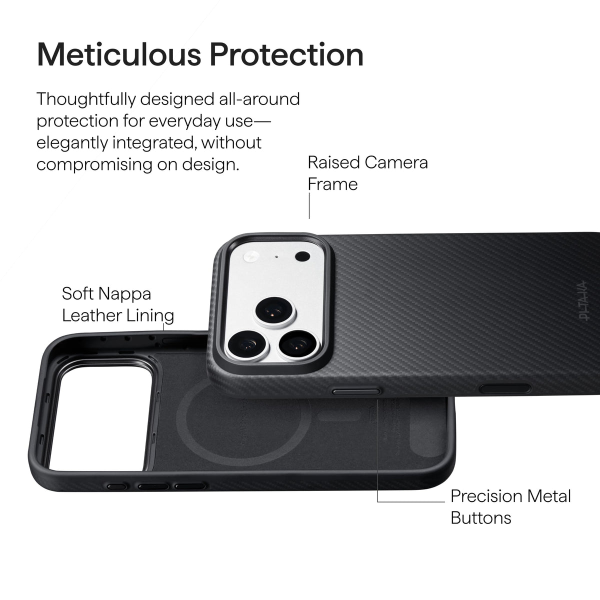 Magnetic Woven Wallet Case with Stand for iPhone 18 Pro 6.3"