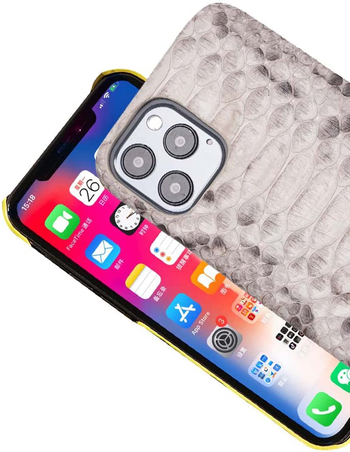Python Leather Shockproof Case for iPhone 12 Pro 6.1"