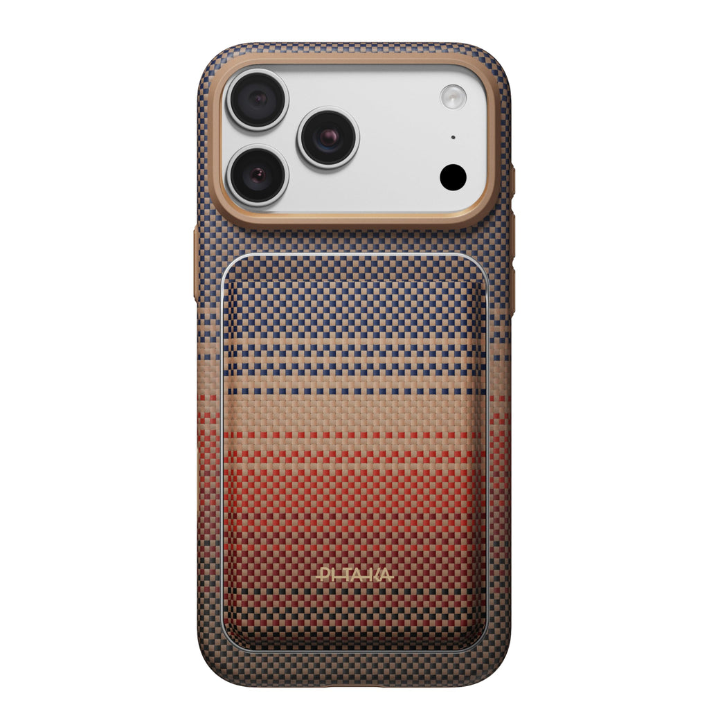 Magnetic Woven Wallet Case with Stand for iPhone 18 Pro 6.3"