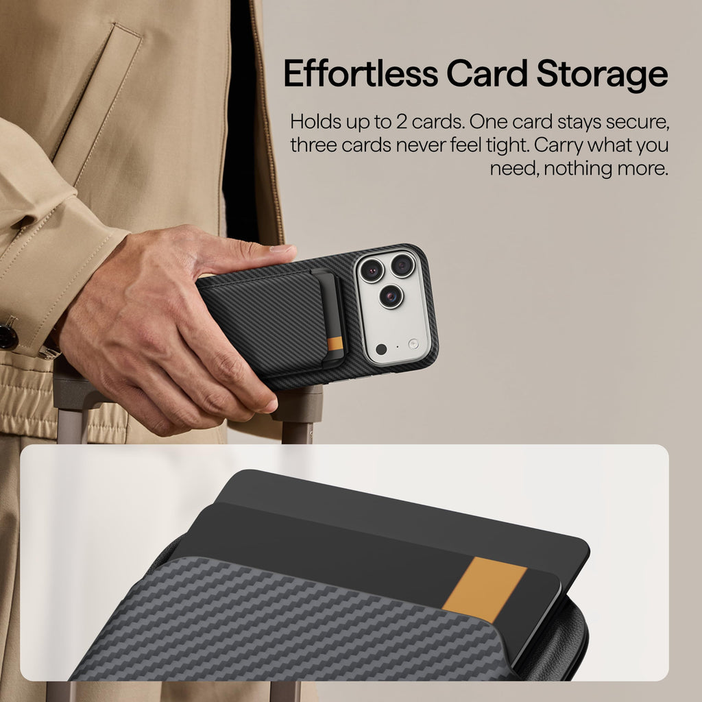 Magnetic Woven Wallet Case with Stand for iPhone 18 Pro 6.3"
